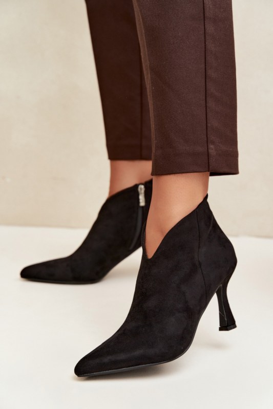 Dámské boty na podpatku na zip model 230932 step in style
