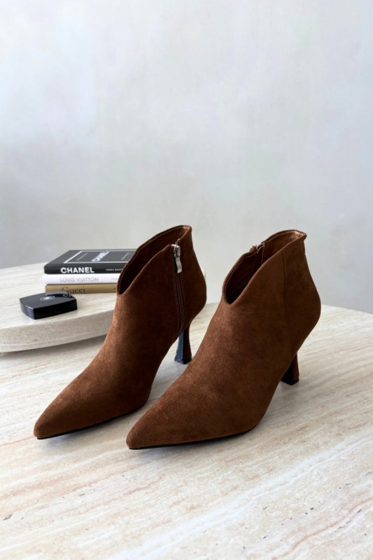 Dámské boty na podpatku na zip model 230935 step in style
