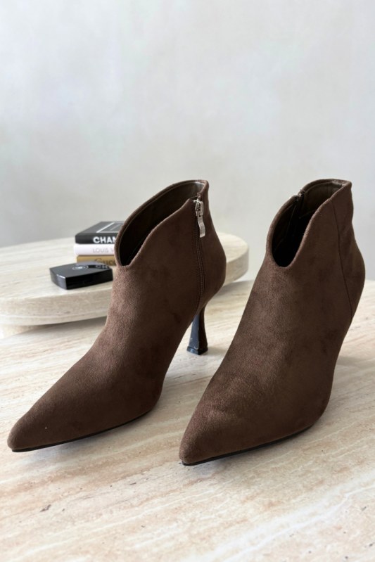 Dámské boty na podpatku na zip model 230936 step in style