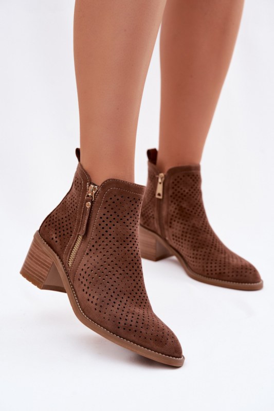 Boty na podpatku model 230941 step in style - Dámské boty lodičky