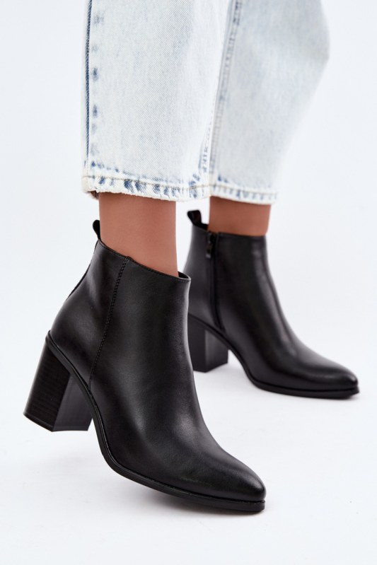Dámské boty na podpatku na zip model 231194 step in style