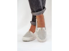 Mokasiny 24pb18-6870 krémové - step in style