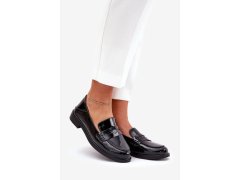 Dámské mokasíny 18100 černá - VINCEZA