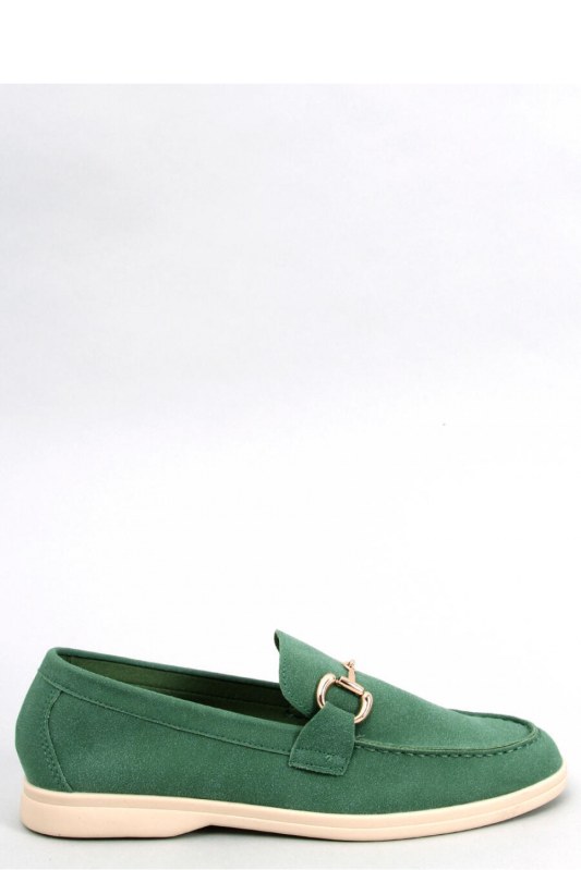 Dámské mokasiny t563p zelené - Inello - Dámské boty mokasíny