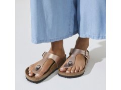 Dámské nazouváky/ žabky gizeh bs 1023943 hnědá - Birkenstock