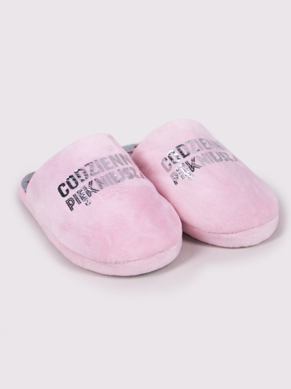Dámské pantofle okl-0111k-0600 růžové - Yoclub - Dámské boty pantofle