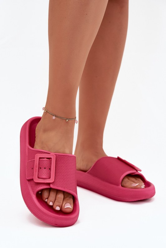 Pantofle na platformě model 216431 step in style