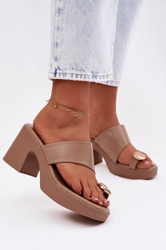 Nazouváky na podpatku model 225377 step in style