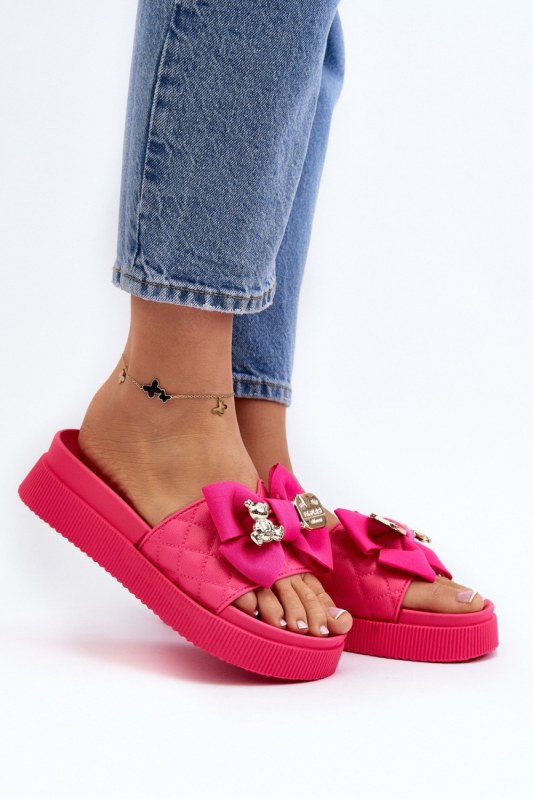 Klapky na platformě model 229726 step in style - Dámské boty pantofle