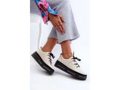 Polobotky lr769a černo-vanilkové - step in style