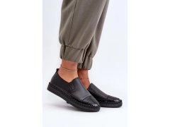 Dámské polobotky lr370/ 198017 černá - S.Barski