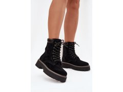 Šněrovací kotníkové boty model 217720 step in style