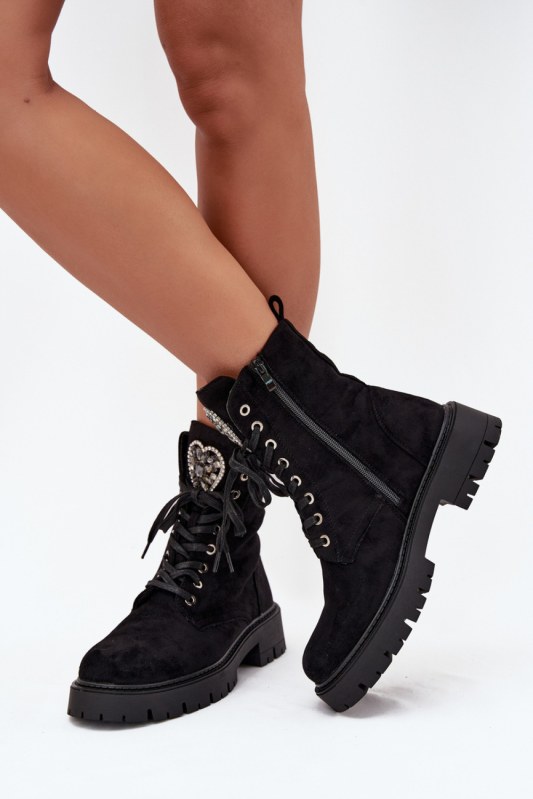 Šněrovací kotníkové boty model 216651 step in style
