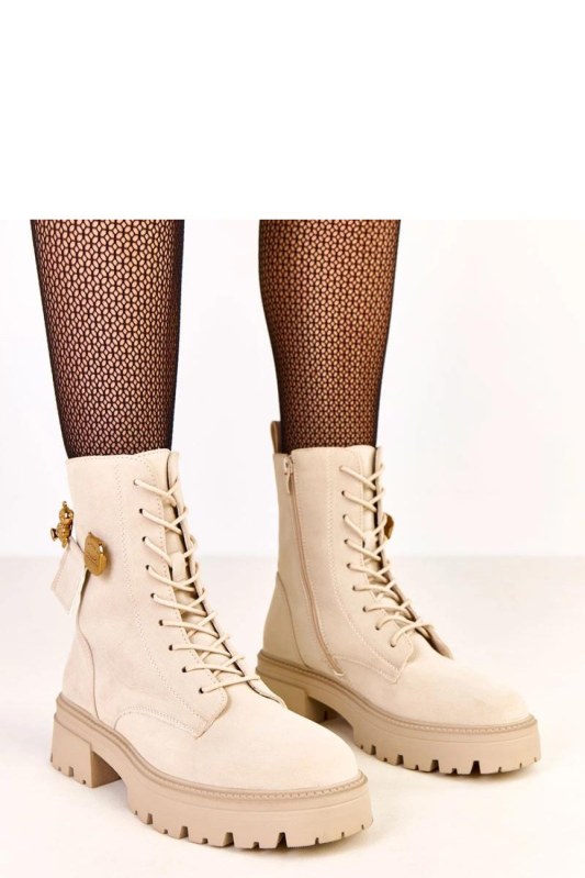 Šněrovací kotníkové boty model 219642 Solea