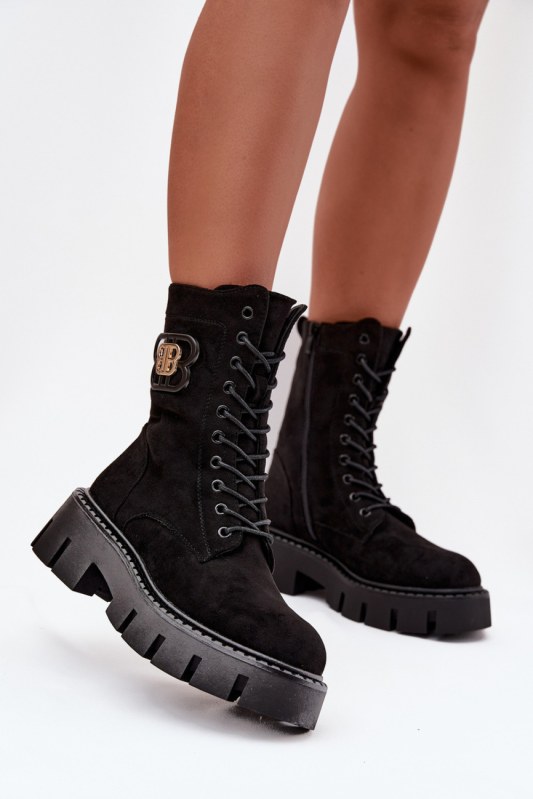 Šněrovací kotníkové boty model 222720 step in style