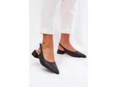 Sandály na podpatku model 209432 step in style