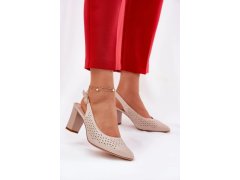 Sandály na podpatku model 211940 step in style