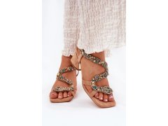 Sandály na podpatku model 212356 step in style