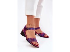 Sandály na podpatku model 213022 step in style