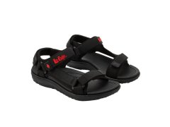 Lee cooper boty na suchý zip sandály na léto plážové lehké černé dámské