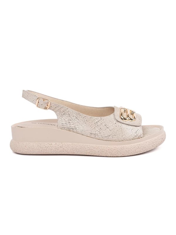 Dámské sandály na klínku fl1711 - GOODIN - Dámské boty sandály