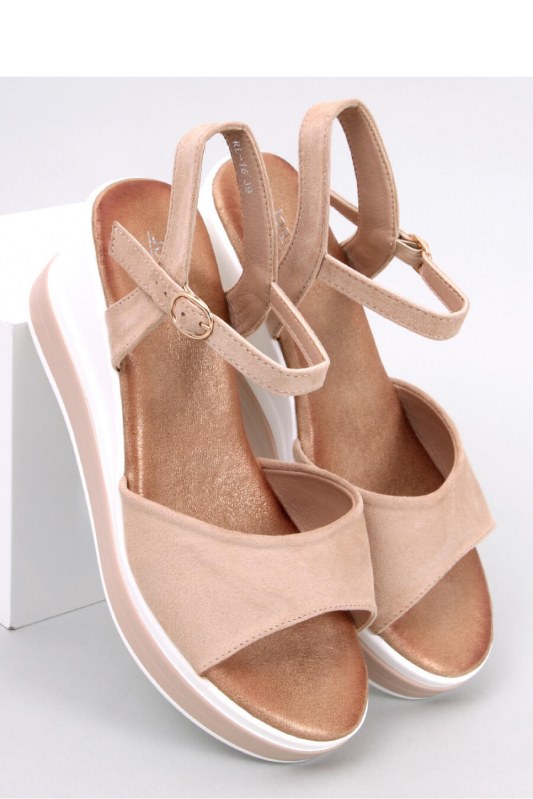 Sandály na podpatku model 179406 Inello - Dámské boty sandály