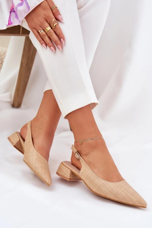 Sandály na podpatku model 209433 step in style