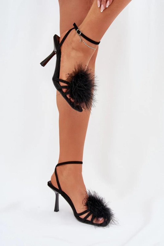 Sandály na podpatku model 209926 step in style - Dámské boty sandály