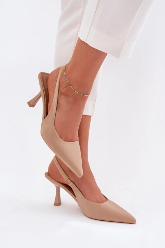 Sandály na podpatku model 214992 step in style