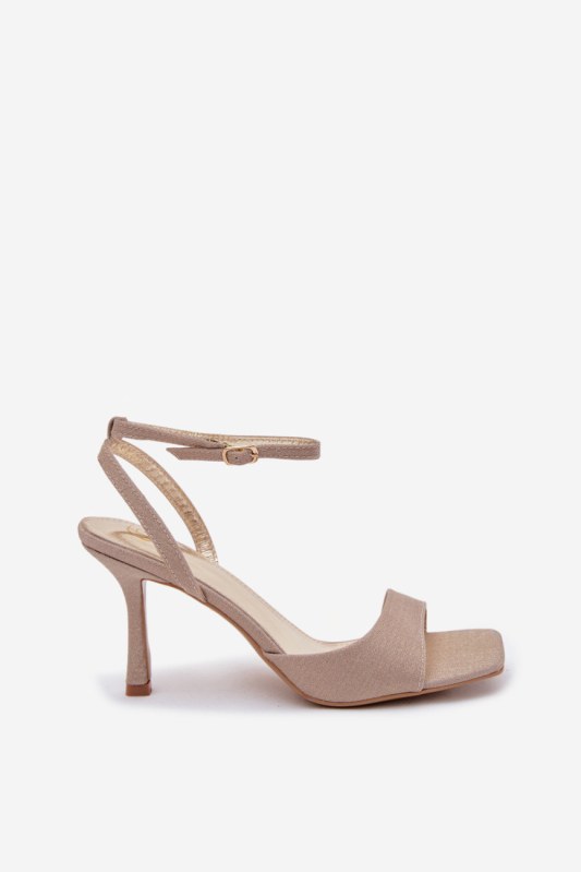 Sandály na podpatku model 222261 step in style