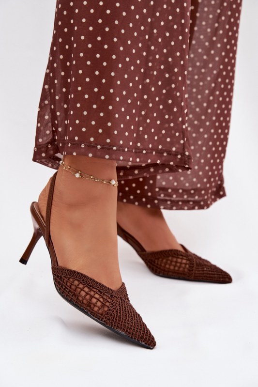 Sandály na podpatku model 224494 step in style
