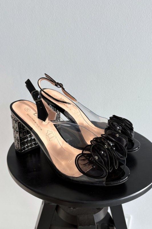 Sandály na podpatku model 225146 step in style