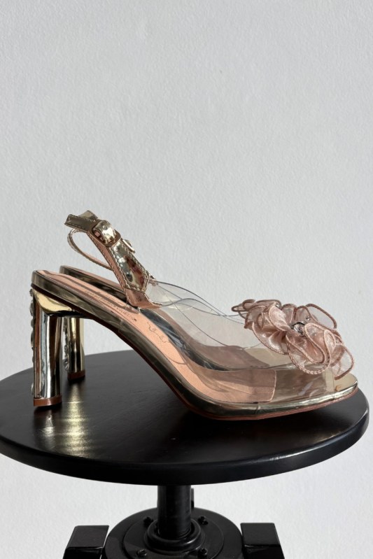 Sandály na podpatku model 225149 step in style
