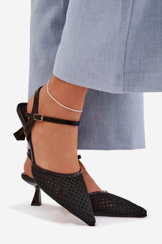 Sandály na podpatku model 225214 step in style