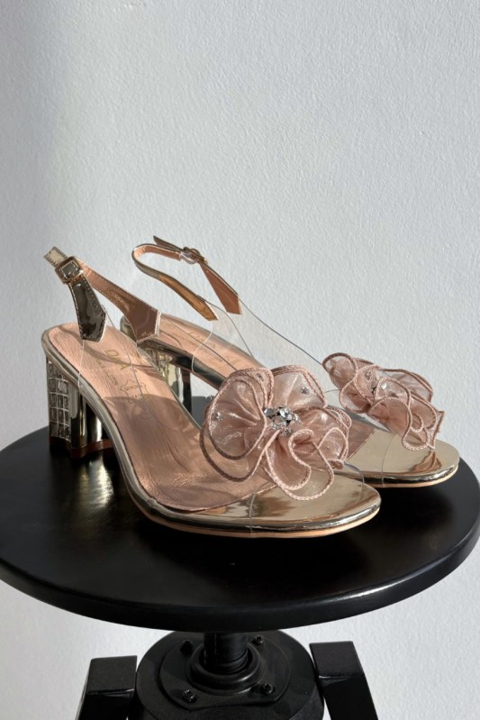 Sandály na podpatku model 226339 step in style