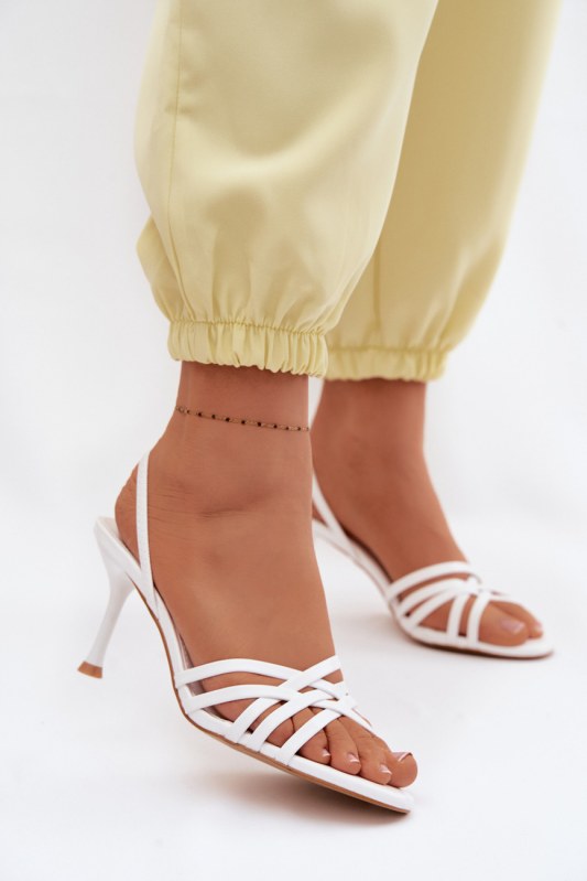 Sandály na podpatku model 227439 step in style