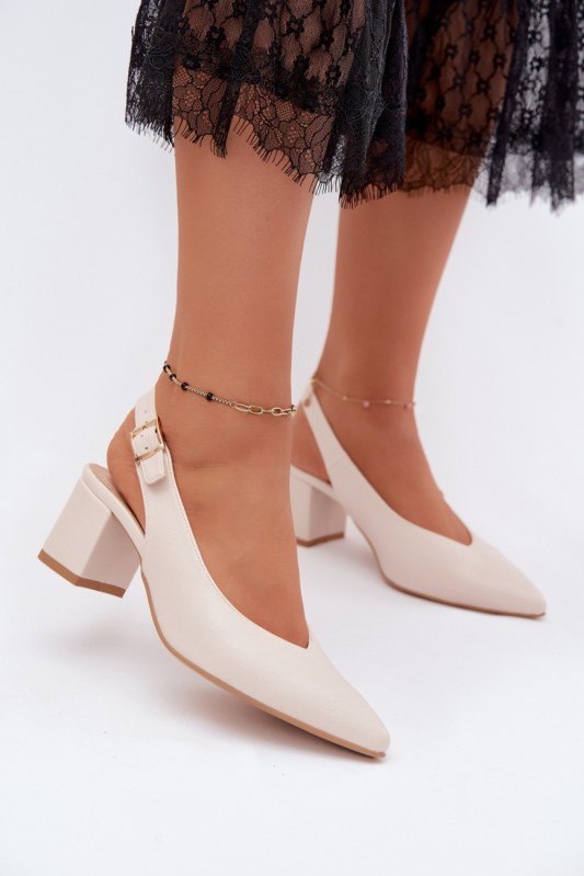 Sandály na podpatku model 229263 step in style