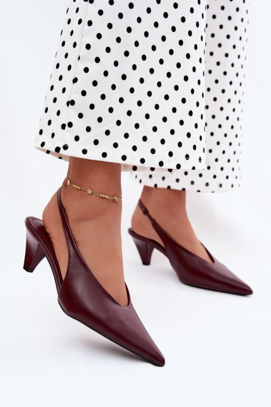 Sandály na podpatku model 229267 step in style