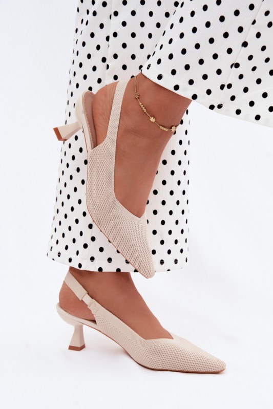 Sandály na podpatku model 229277 step in style