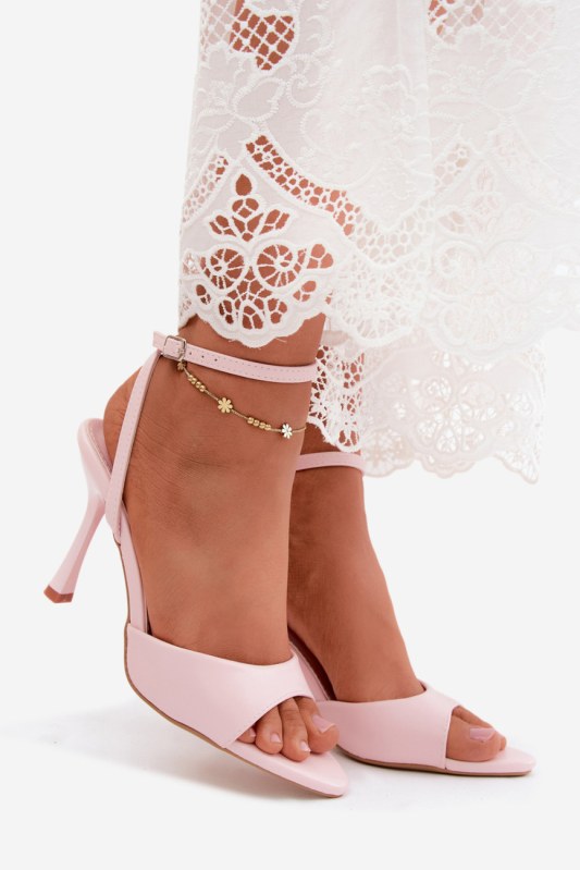 Sandály na podpatku model 229280 step in style