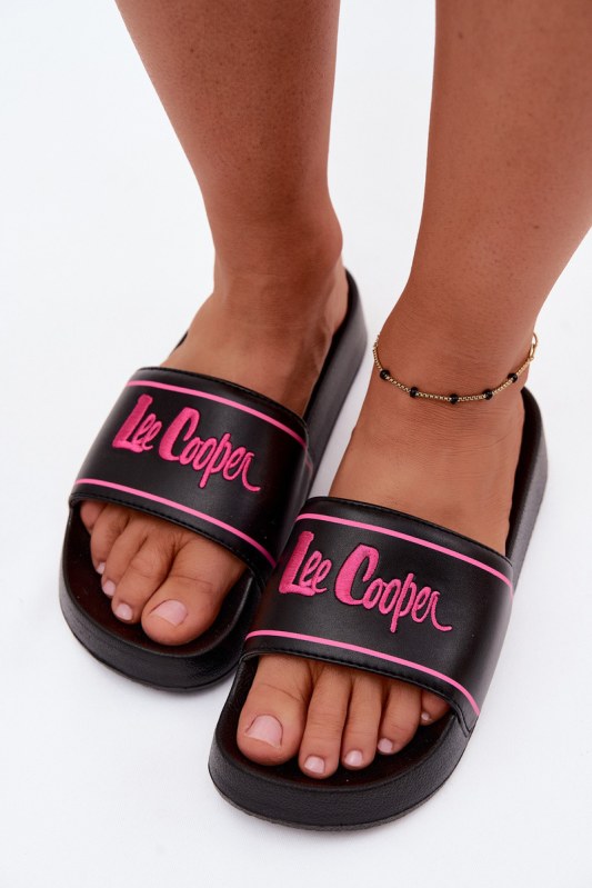 Dámské sandály na platformě lee cooper lcw-25-42-3530l Černé