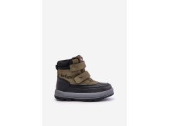 Zateplené sněhule pro chlapce lee cooper lcj-23-01-2058 zelené