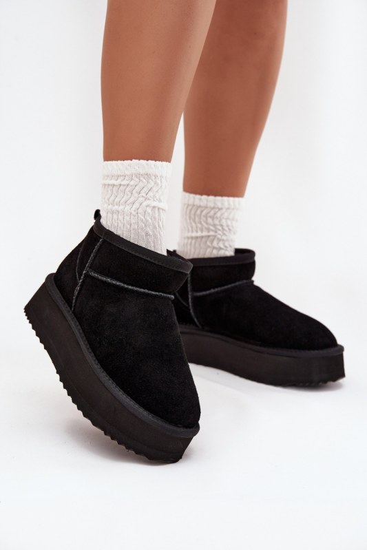 Sněhule na platformě model 218290 step in style