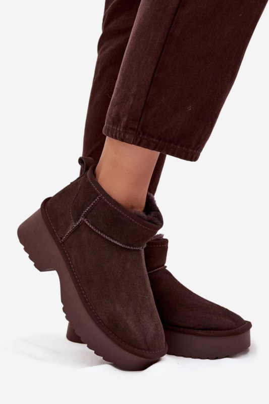 Sněhule na platformě model 220073 step in style