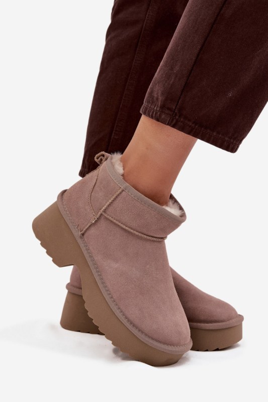 Sněhule na platformě model 220074 step in style