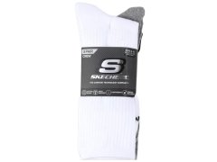 Skechers 3ks unisex bez froté, s601102-107, bílé, velikosti 43–46