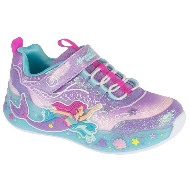 Skechers mermaid dreams 303060l-lvmt fialové 31 - Dámské boty sportovní