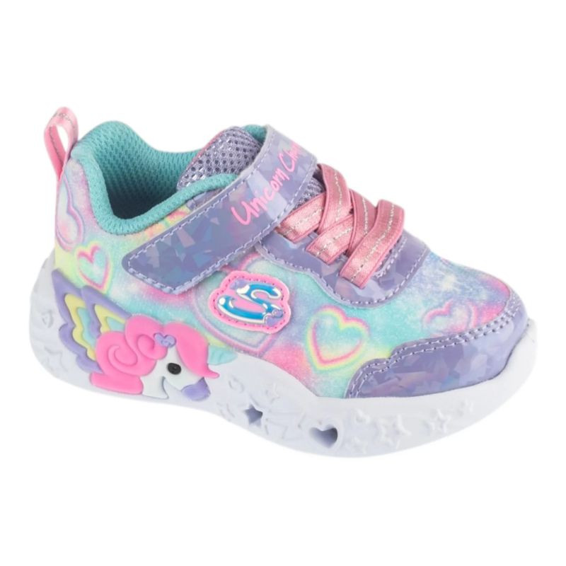 Skechers unicorn charmer – lil heart sparkles 303064n-lvmt fialové 21