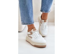 Sportovní boty na platformě model 201046 step in style