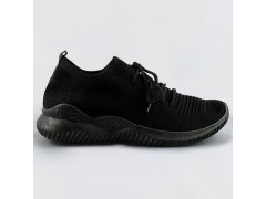 Lehké černé dámské sportovní boty (XA052)